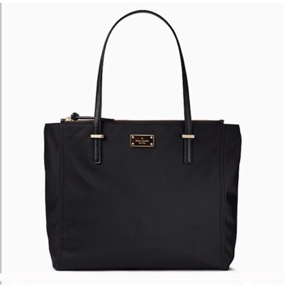 Kate Spade Black Dawn Breezy Large Satchel - Picture 1 of 13
